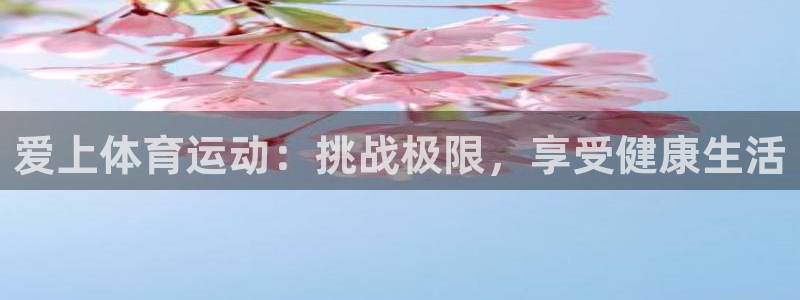 爱上体育运动：挑战极限，享受健康生活