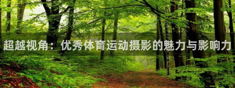 超越视角：优秀体育运动摄影的魅力与影响力