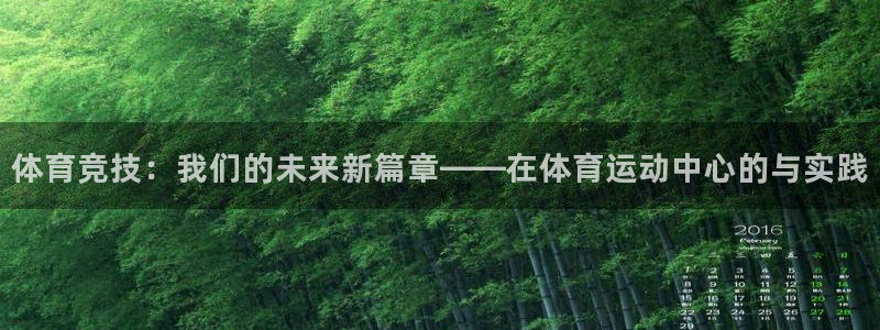 体育竞技：我们的未来新篇章——在体育运动中心的与实践